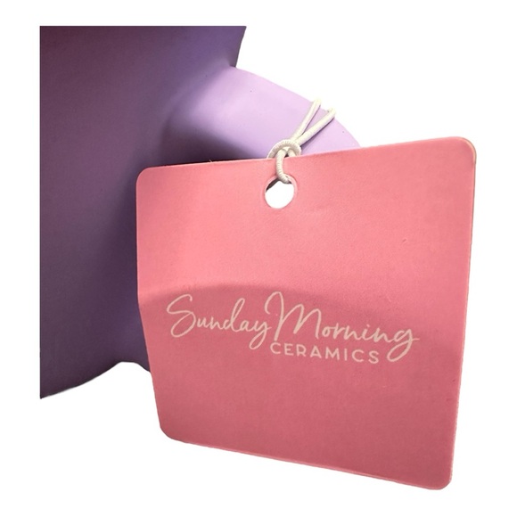 NWT Sunday Morning Purple Ghost Soft Touch Mug NEW - Picture 5 of 6